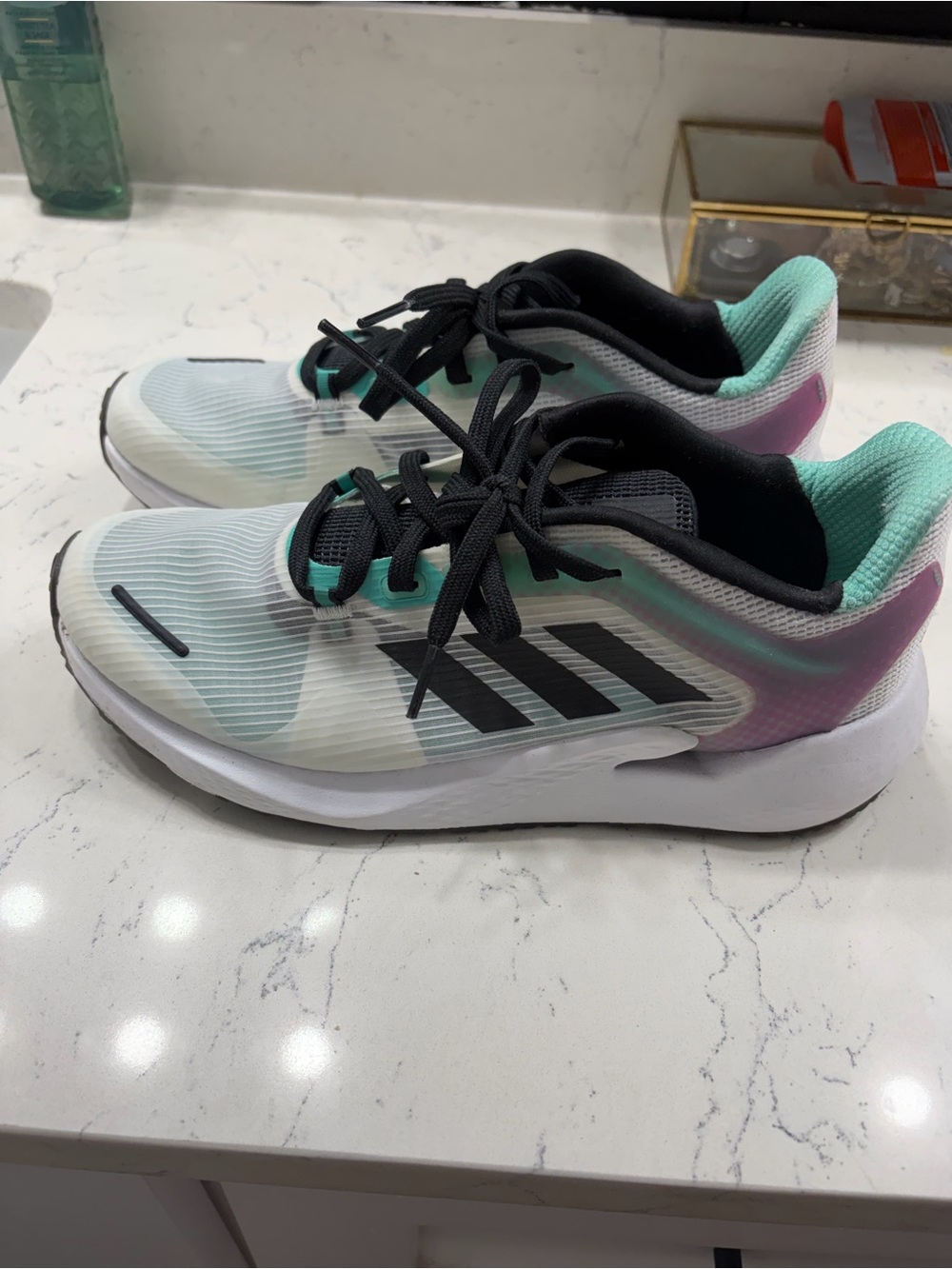 Adidas Women’s Mint & Purple Running Sneakers